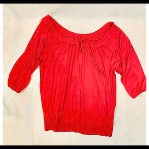 Marcelle Margaux Blouse Red